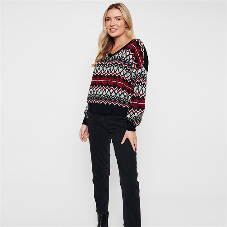 V-neck sweater