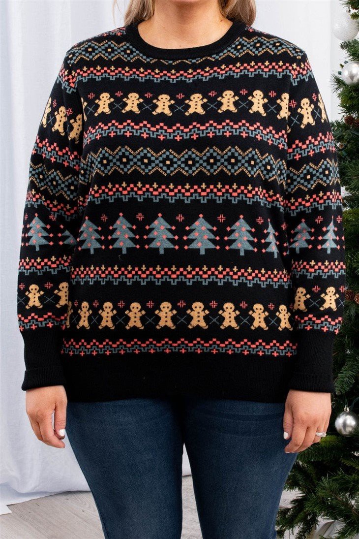 plus size houliday pullovers